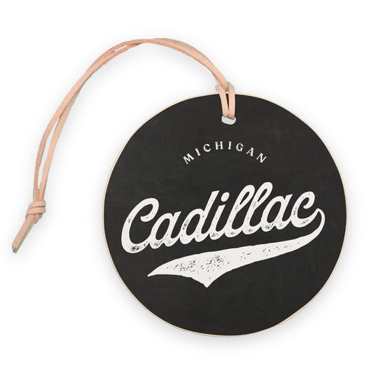 4" Round Ornament-Vintage Cadillac Michigan -0
