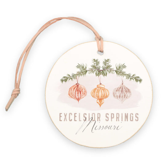 4" Round Ornament-Ornaments Excelsior Springs Missouri -0