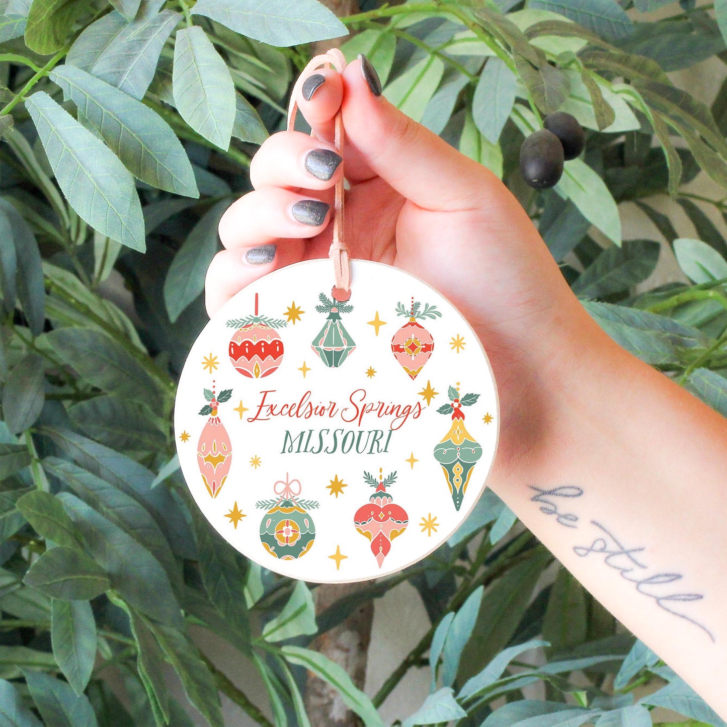 4" Round Ornament-Ornament Gems Excelsior Springs Missouri -4