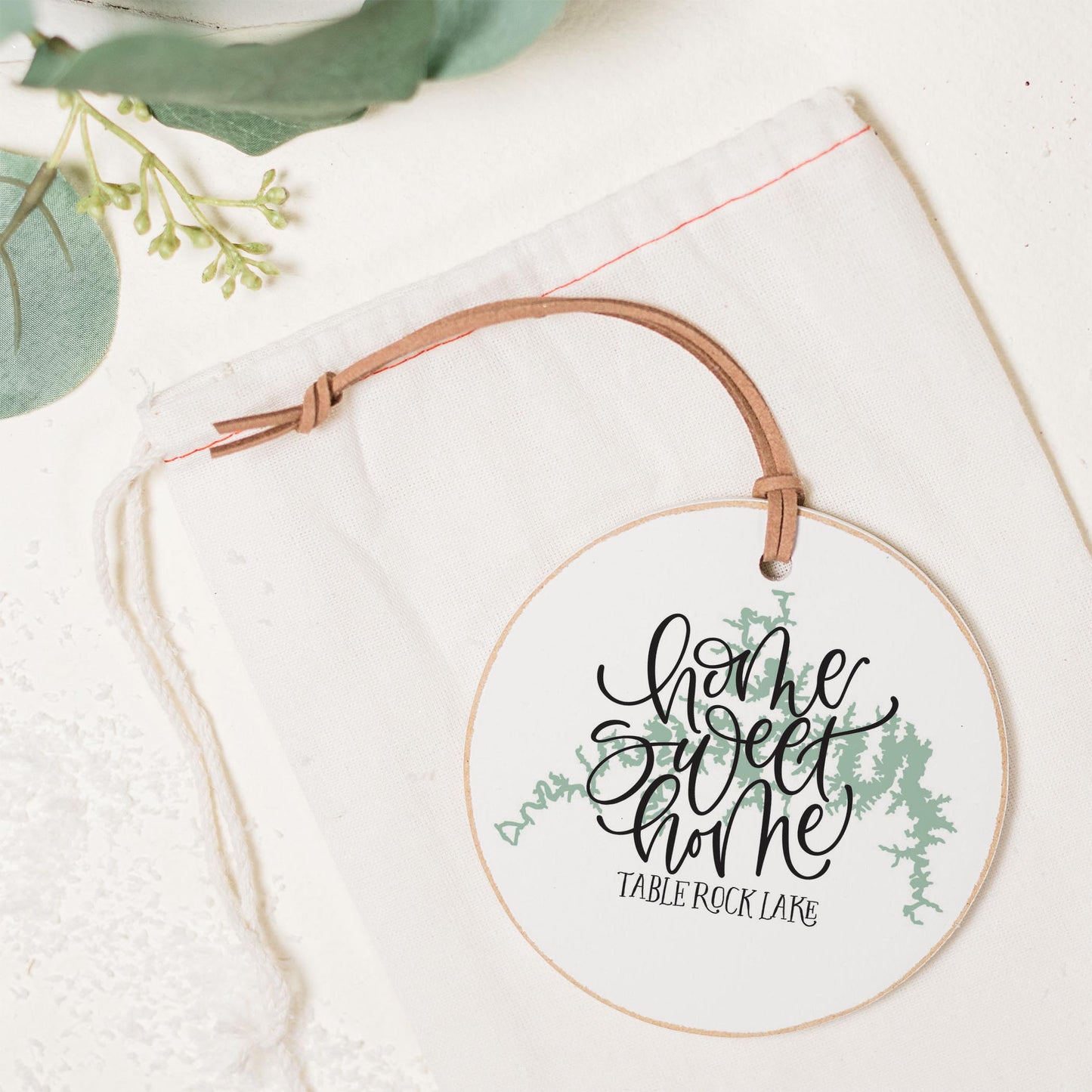 4" Round Ornament-Home Sweet Home Table Rock -1