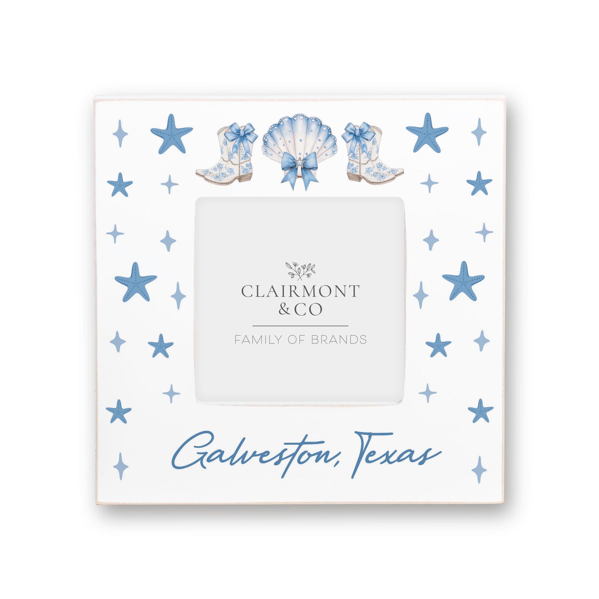 Simply Square Frame-Love+Local Coastal Cowgirl -0