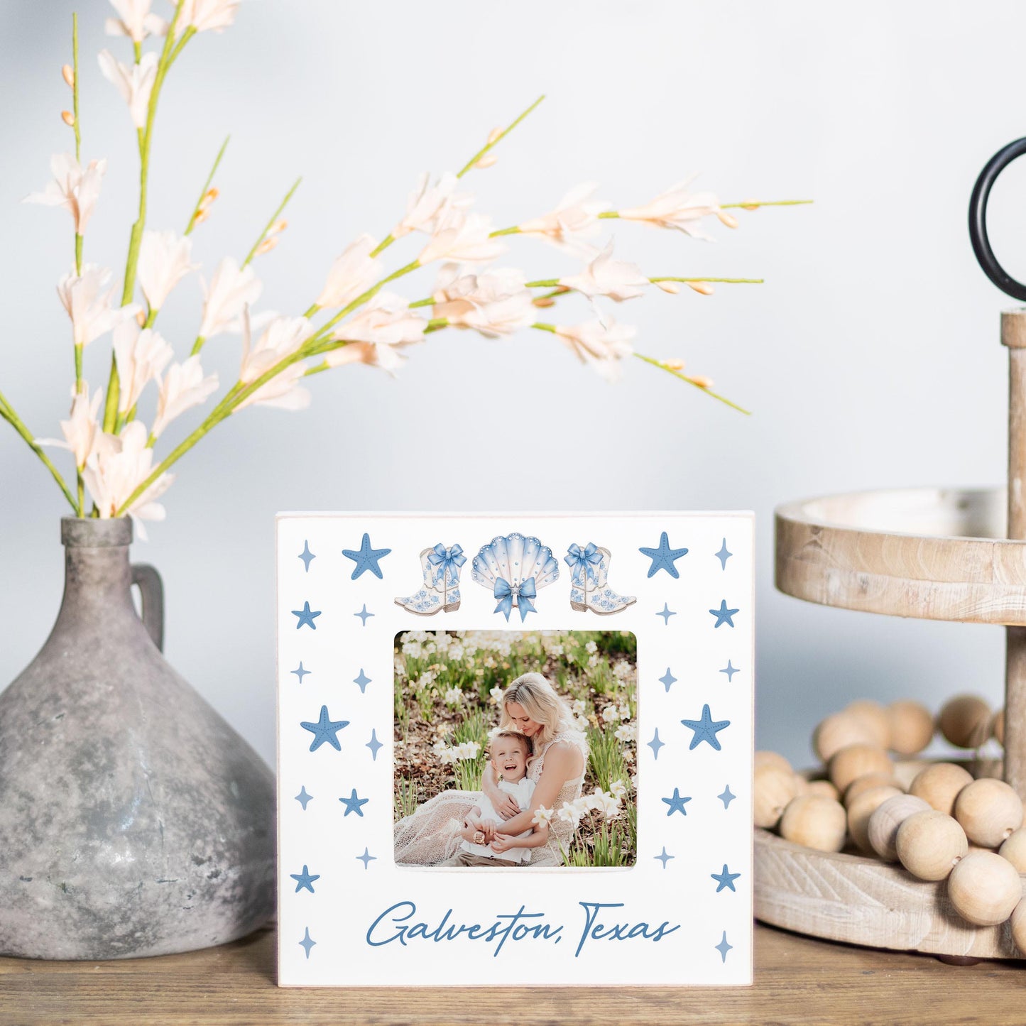 Simply Square Frame-Love+Local Coastal Cowgirl -1