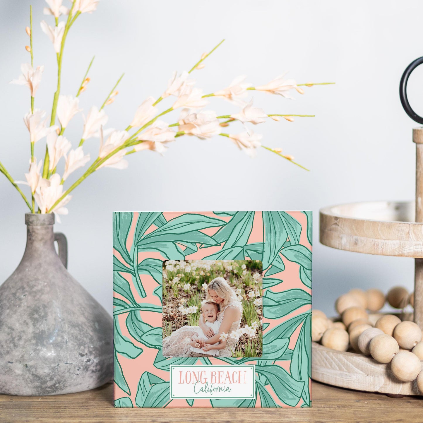 Simply Square Frame-Love+Local Lush Tropics -1