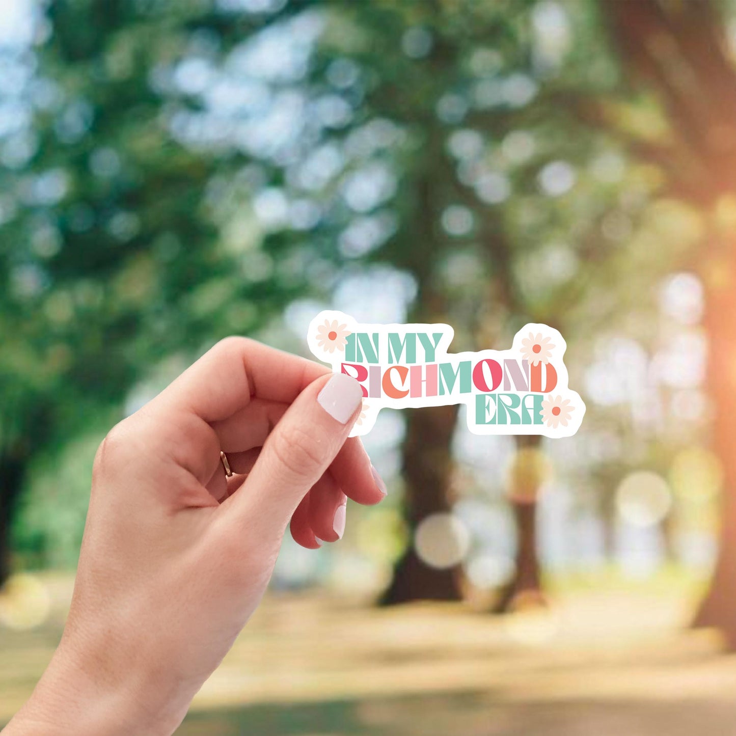 Vinyl Sticker-Watercolor City Richmond Virginia