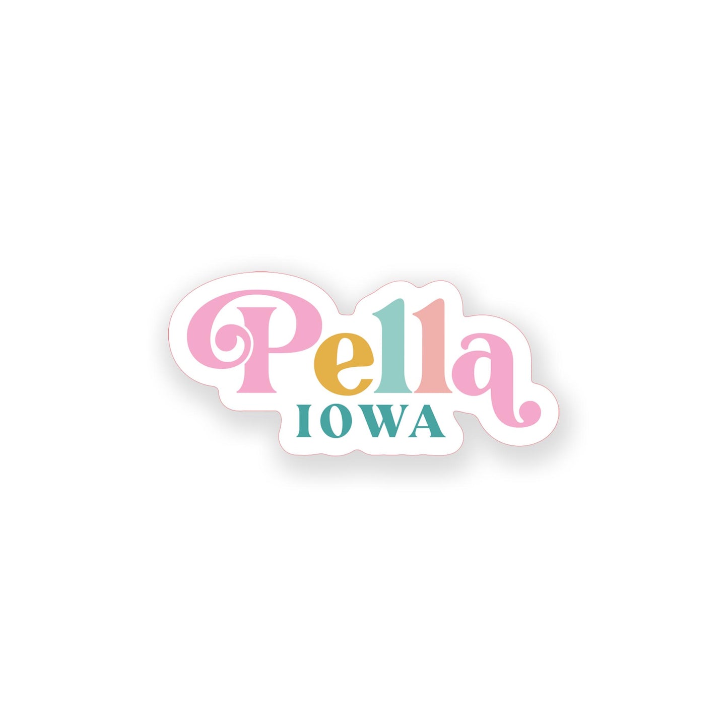 Vinyl Sticker-Kalia Floral Pella Iowa -0
