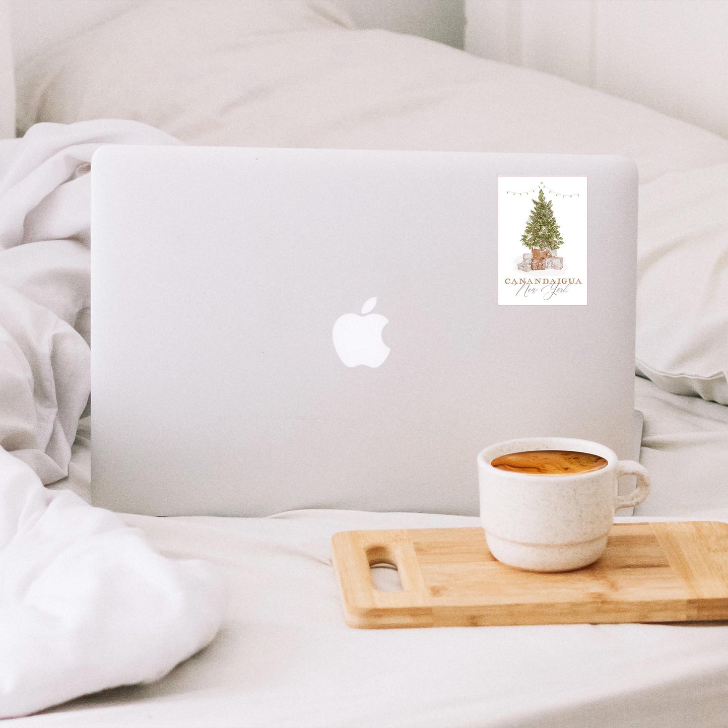 Vinyl Sticker-Cottage Tree Canandaigua New York -1