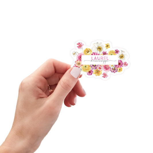 Vinyl Sticker-Love+Local Fantasy Garden -0