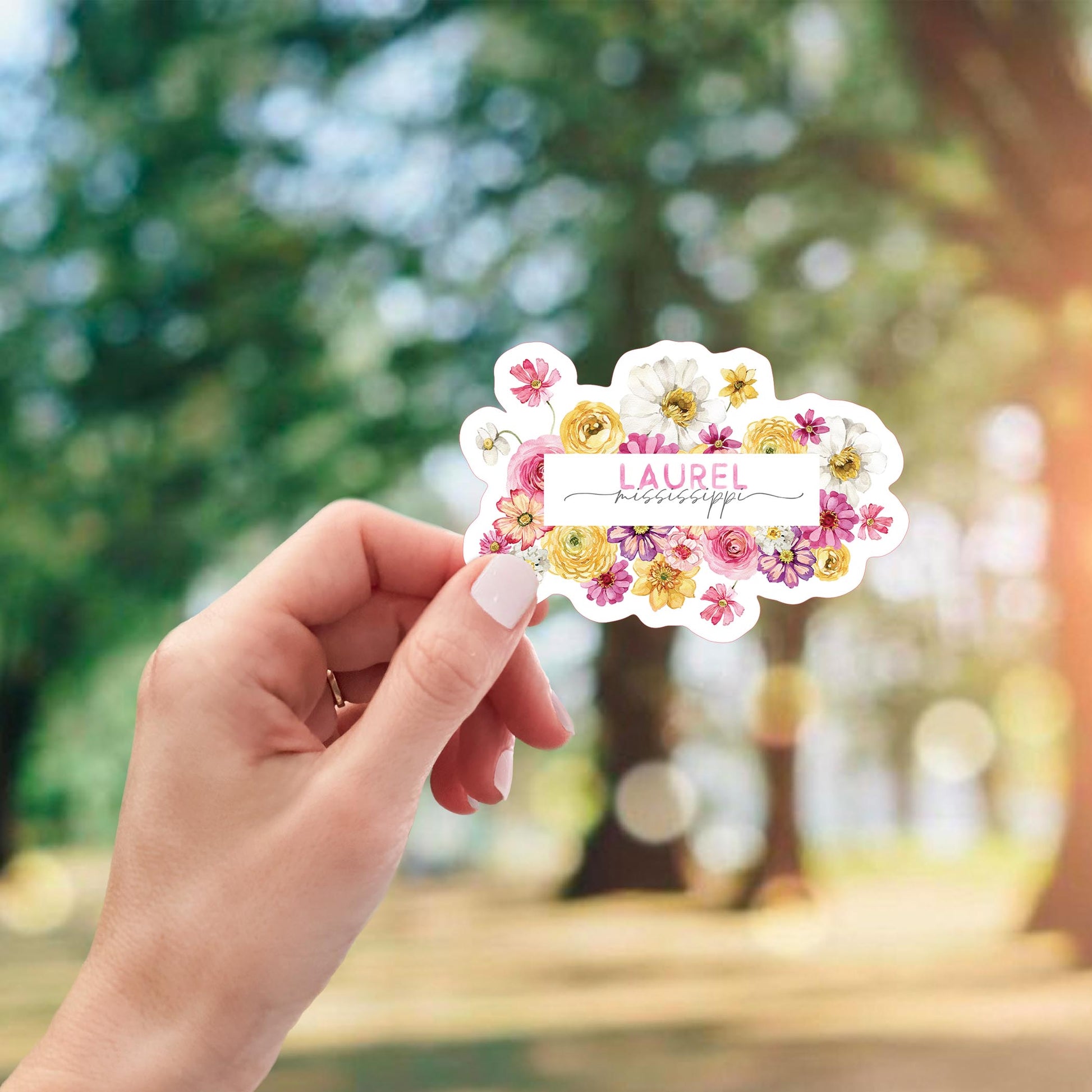 Vinyl Sticker-Love+Local Fantasy Garden -2