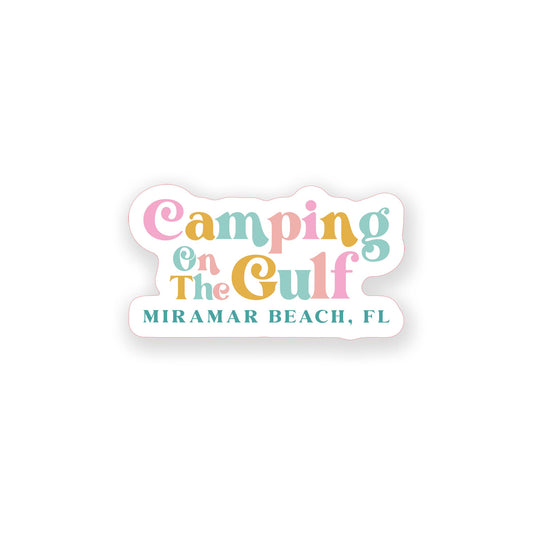 Vinyl Sticker-Kalia Camping On The Gulf Miramar Beach, Fl -0