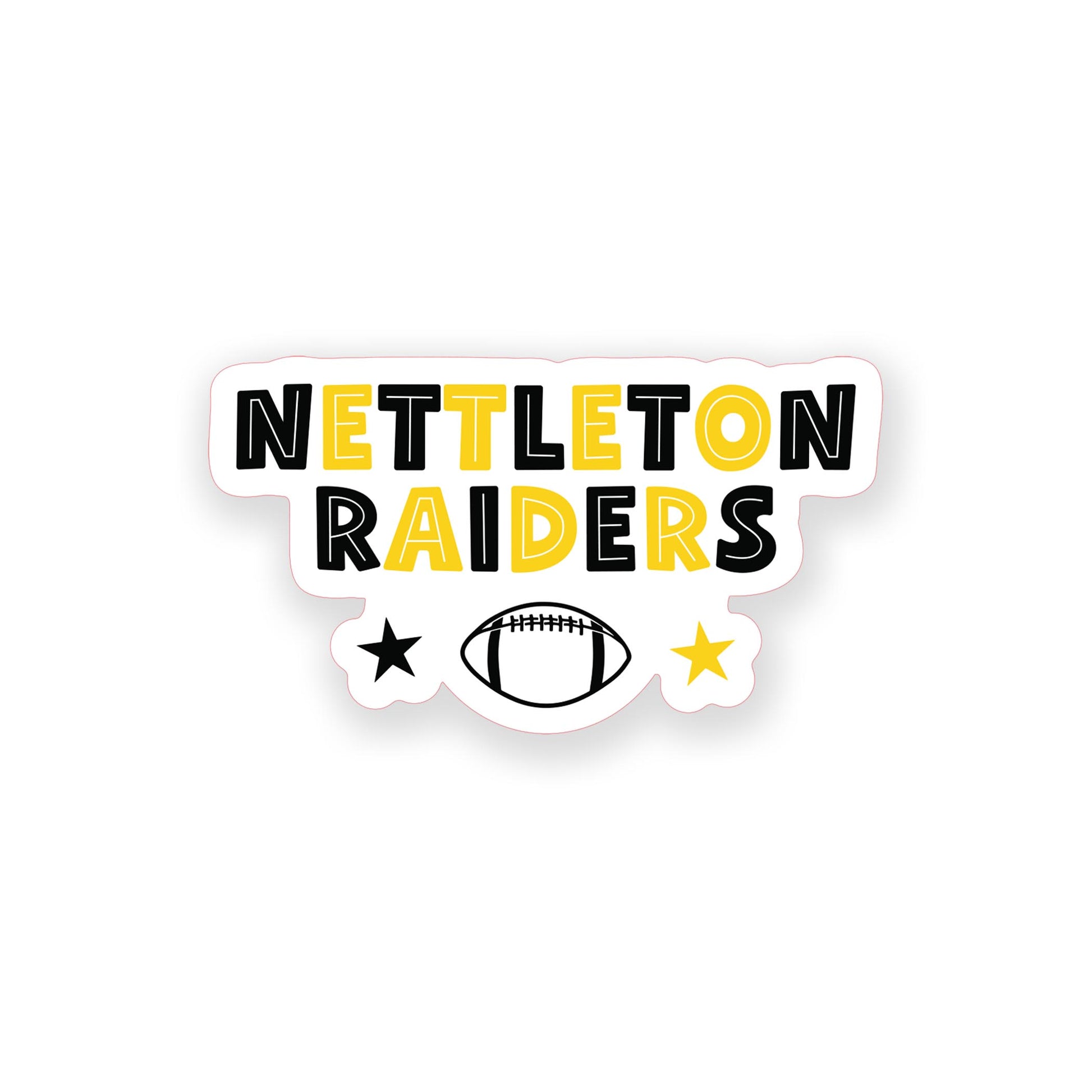 Vinyl Sticker-Gameday Stars NettletonRaiders -0
