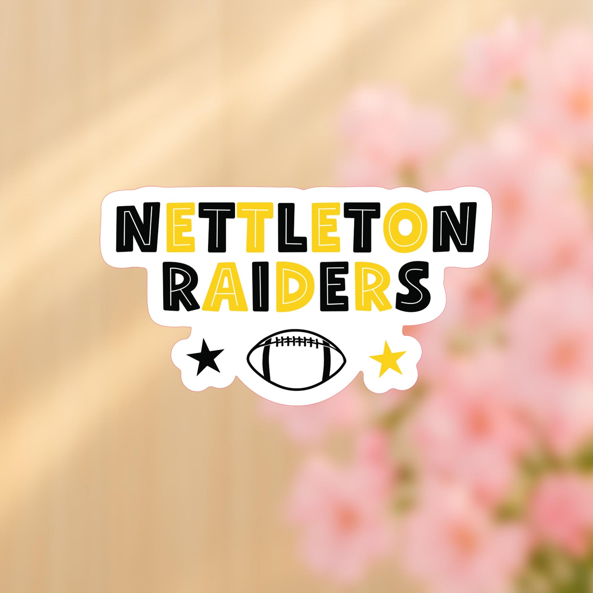 Vinyl Sticker-Gameday Stars NettletonRaiders -4