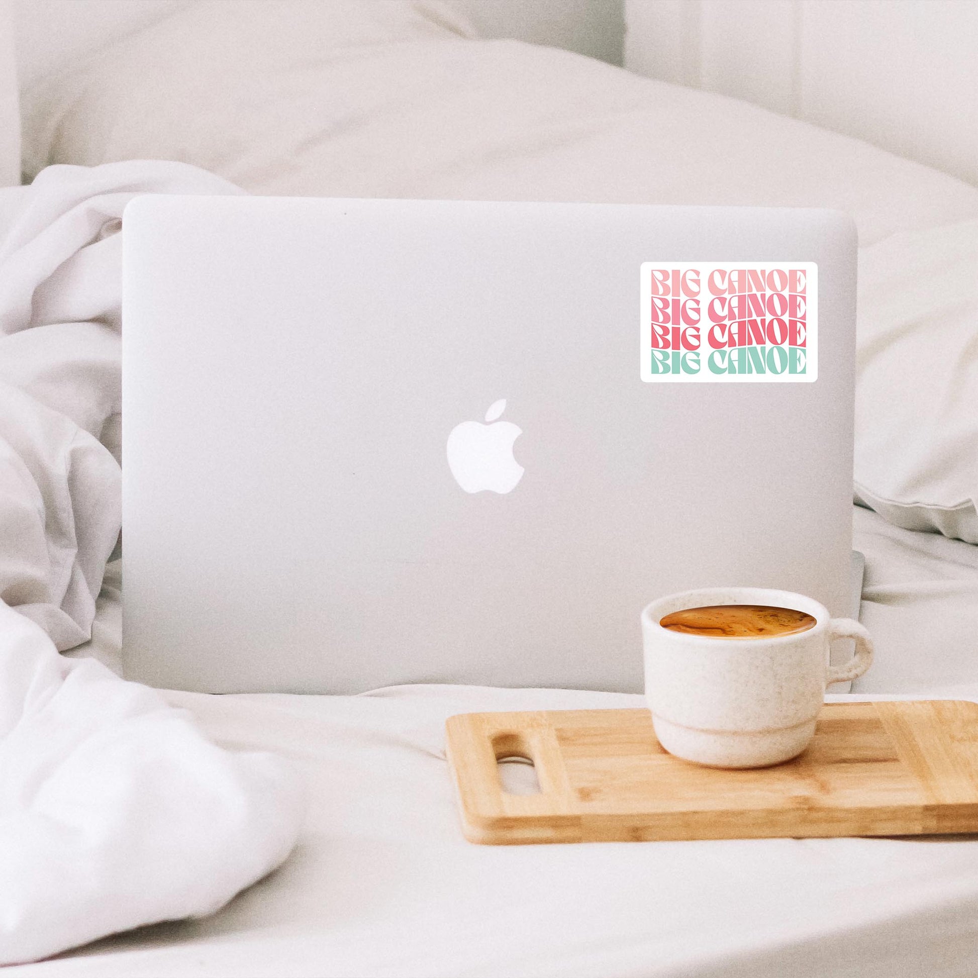 Vinyl Sticker-Retro Wave Big Canoe Georgia -3