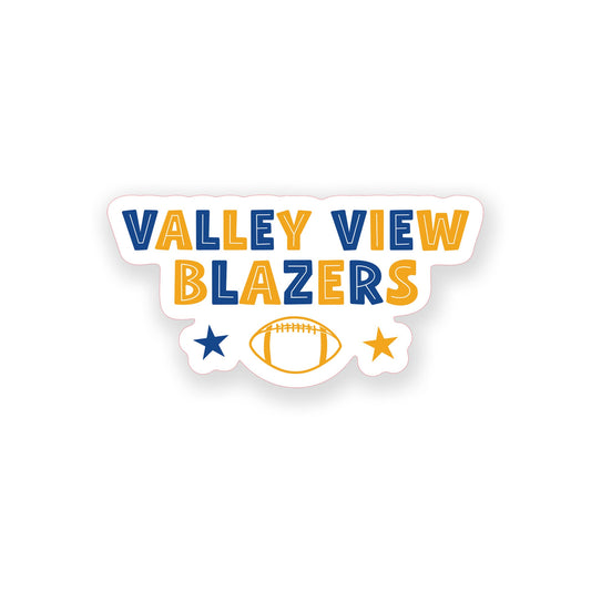 Vinyl Sticker-Gameday Stars ValleyViewBlazers -0