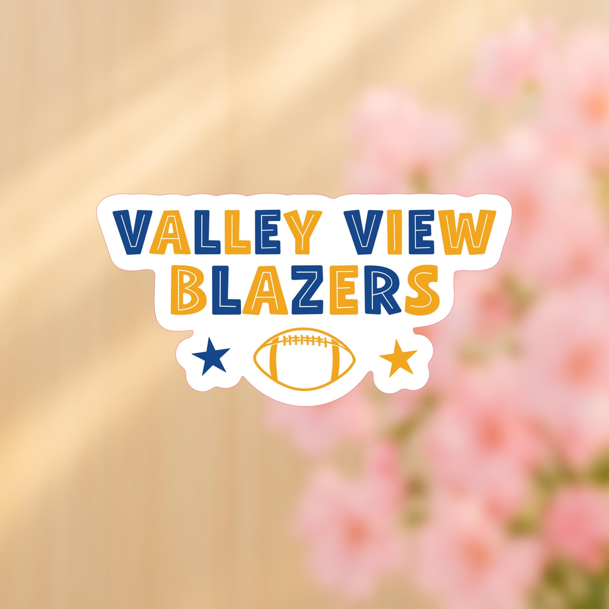 Vinyl Sticker-Gameday Stars ValleyViewBlazers -4