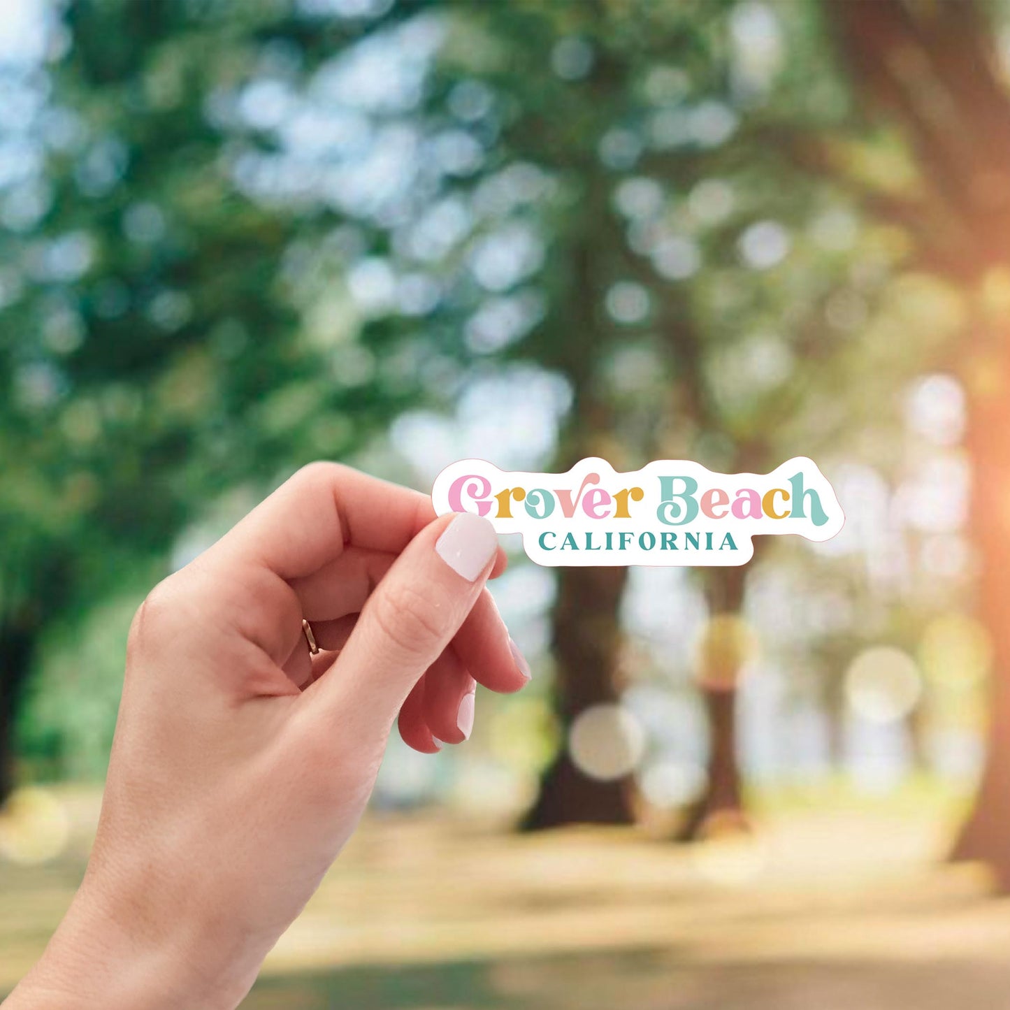 Vinyl Sticker-Kalia Grover Beach California -2