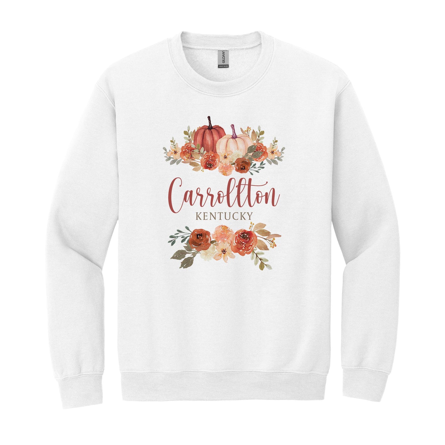 Gildan Sweatshirt White-Fall & Harvest Carrollton Kentucky