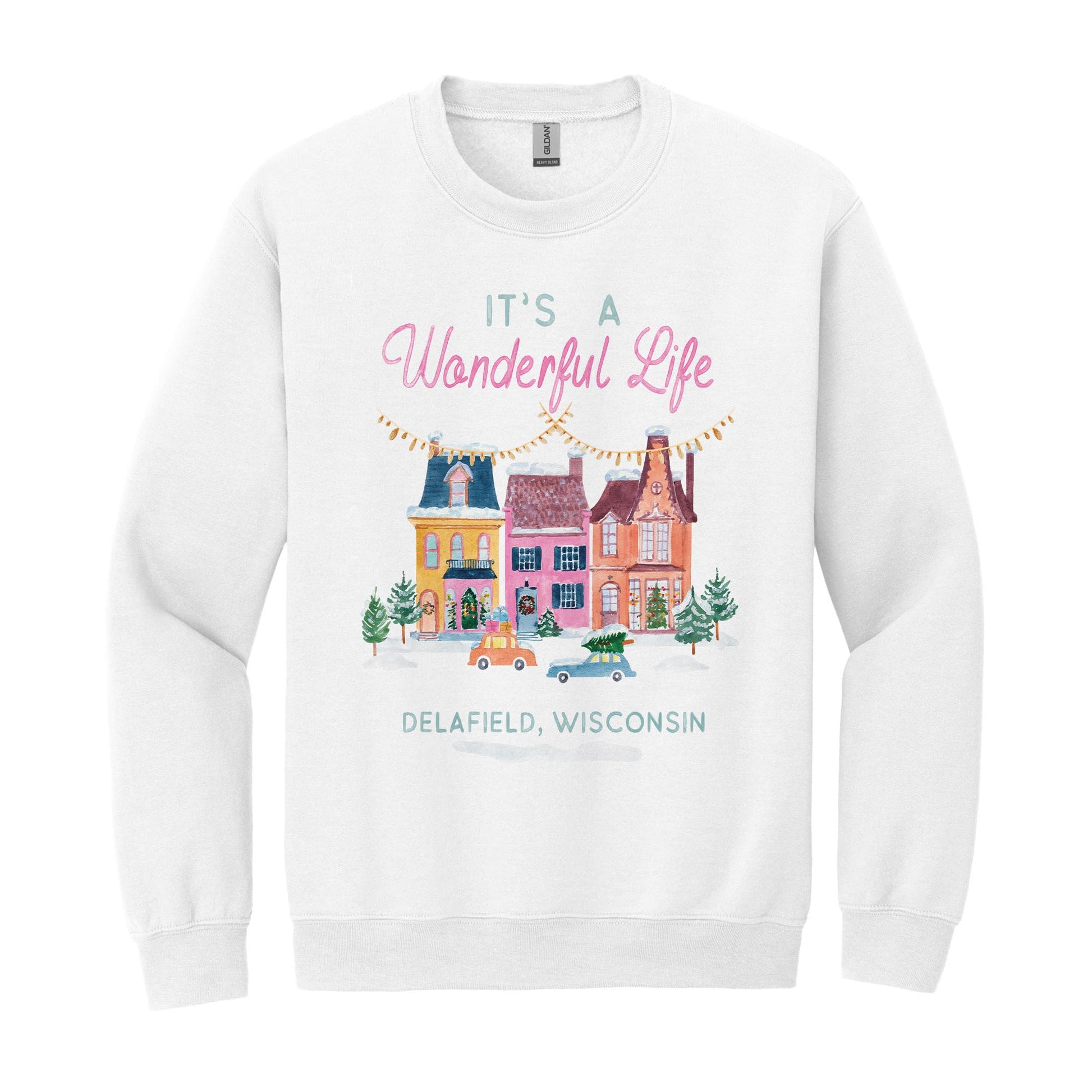 Gildan Sweatshirt White-Sw1j34enxm4mu3 -0