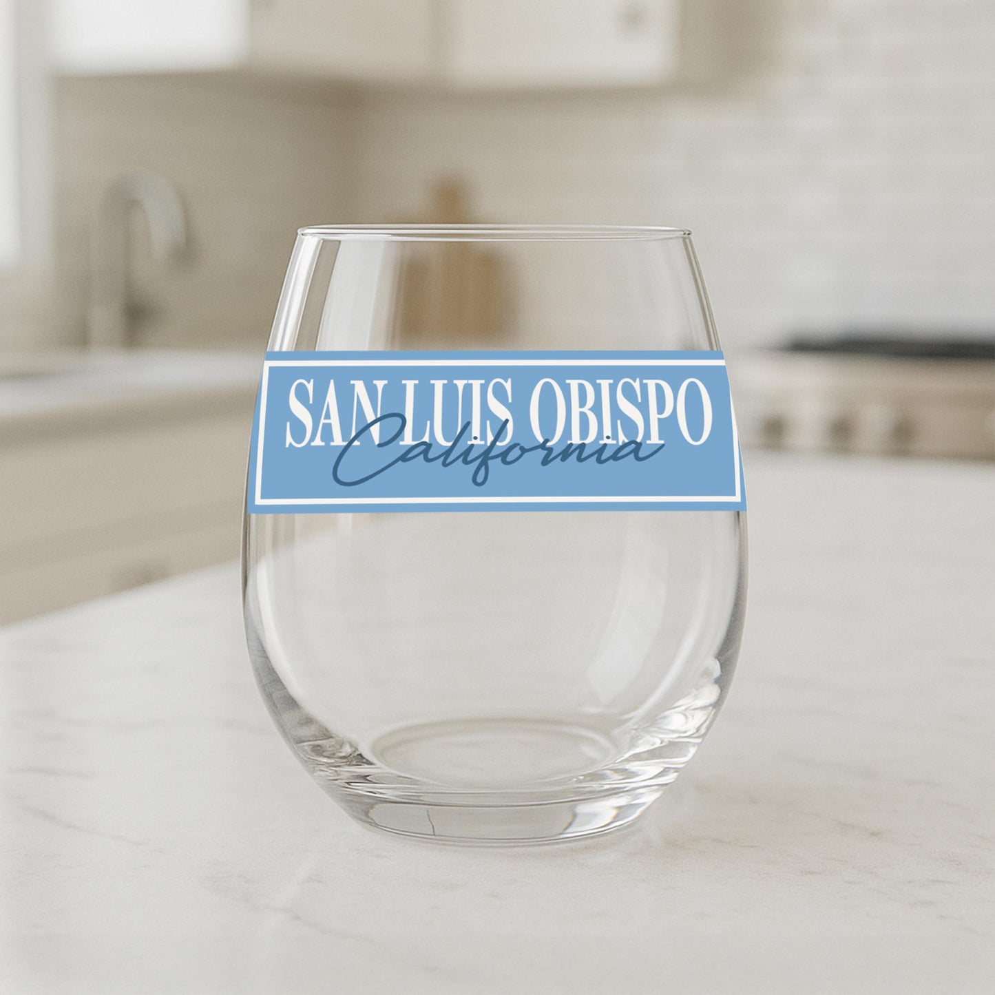 15oz Stemless Wine Glass-Love+Local Coastal Cowgirl -1