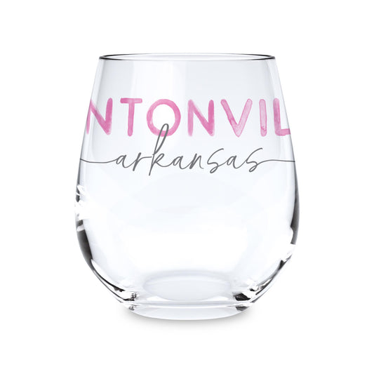 15oz Stemless Wine Glass-Love+Local Fantasy Garden -0