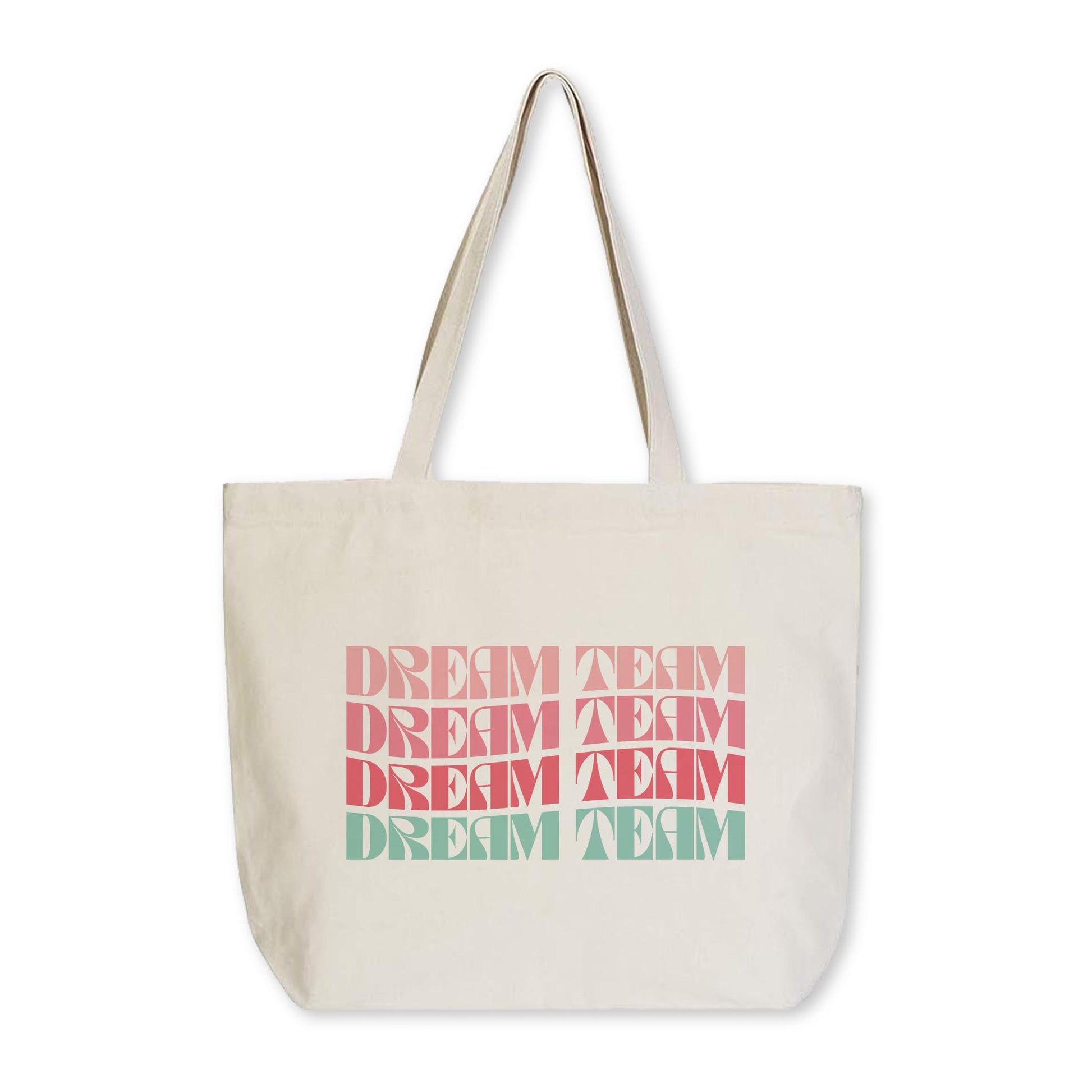 Tote Bag Natural Canvas-Retro Wave Dream Team -0