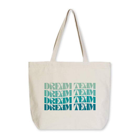 Tote Bag Natural Canvas-Retro Wave Dream Team -0