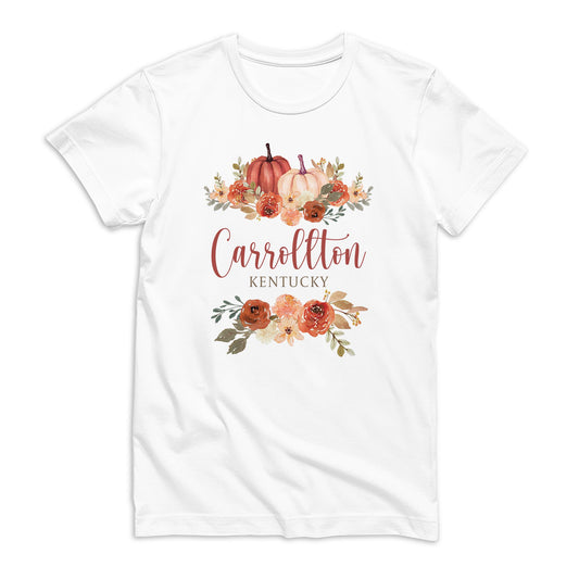 Bella Canvas T-Shirt White-Fall & Harvest Carrollton Kentucky