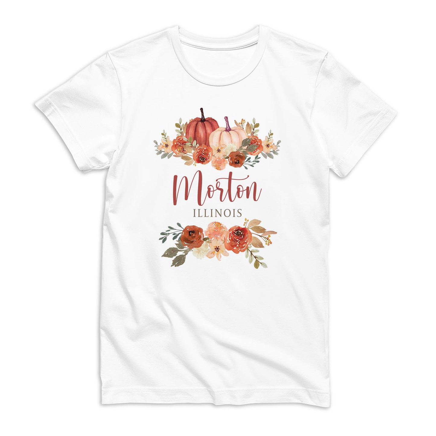 Bella Canvas T-Shirt White-Fall & Harvest Morton Illinois