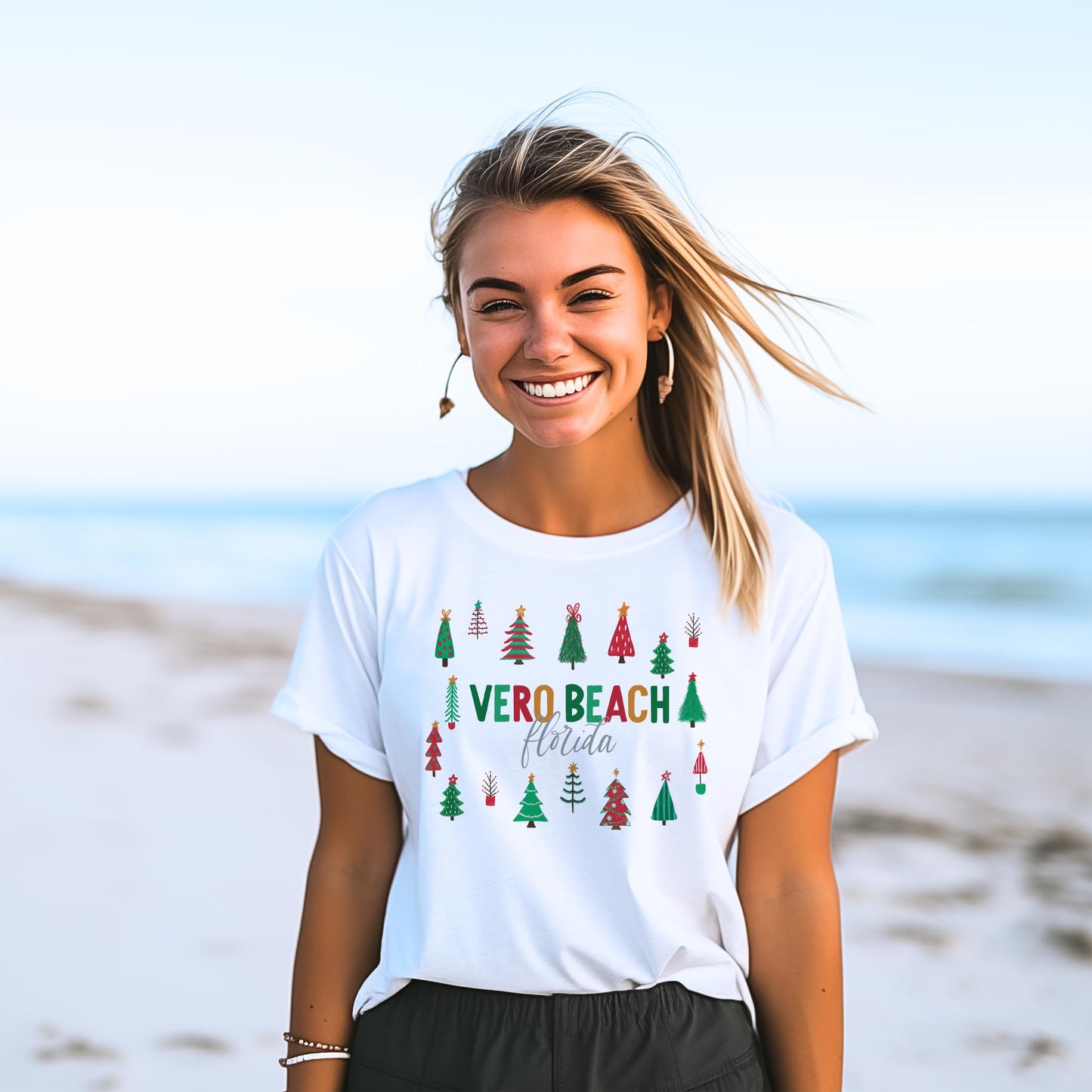 Bella Canvas T-Shirt White-Whimsy Traditional Vero Beach Florida -2