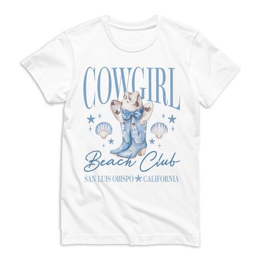Bella Canvas T-Shirt White-Love+Local Coastal Cowgirl -0