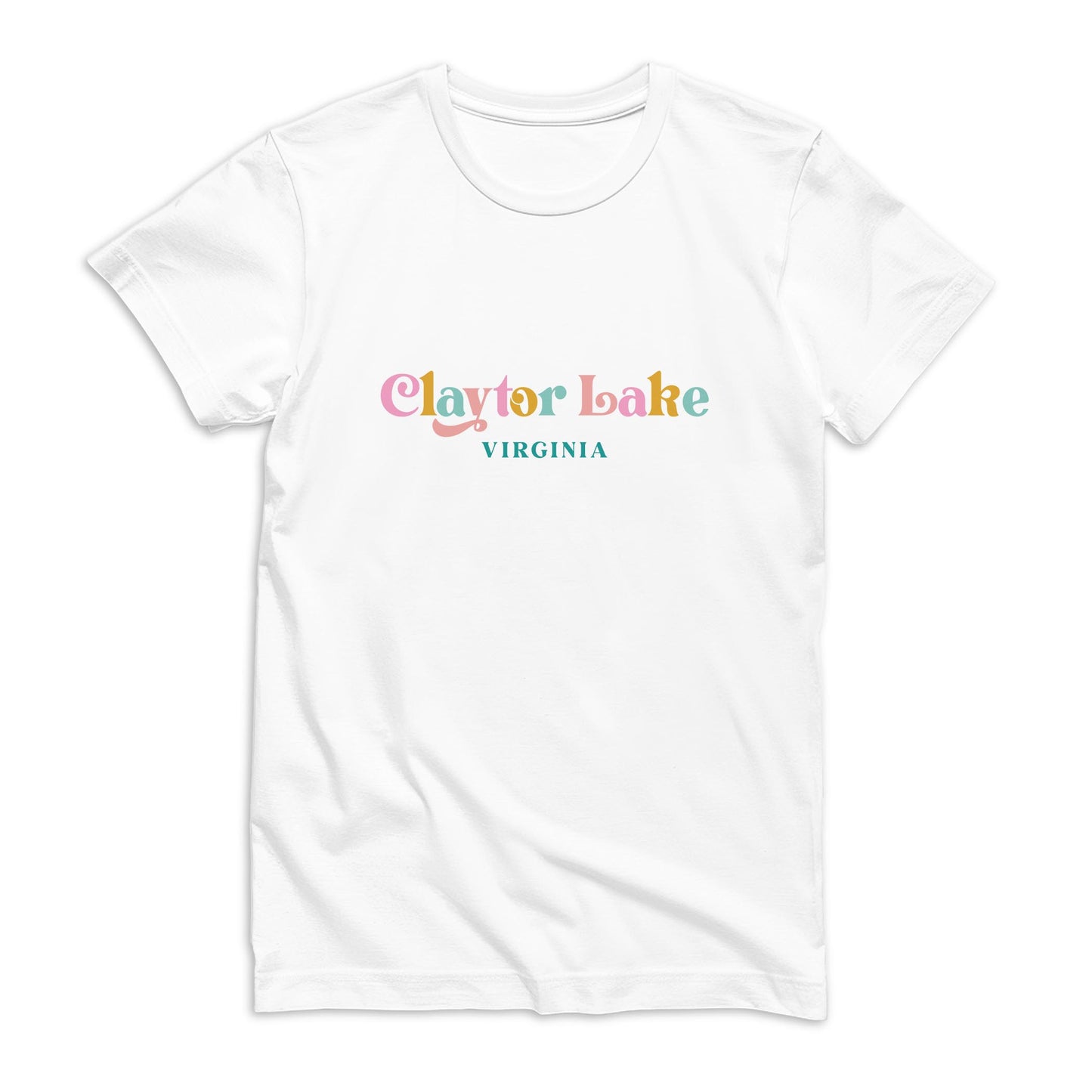 Bella Canvas T-Shirt White-Kalia Local Claytor Lake Virginia -0