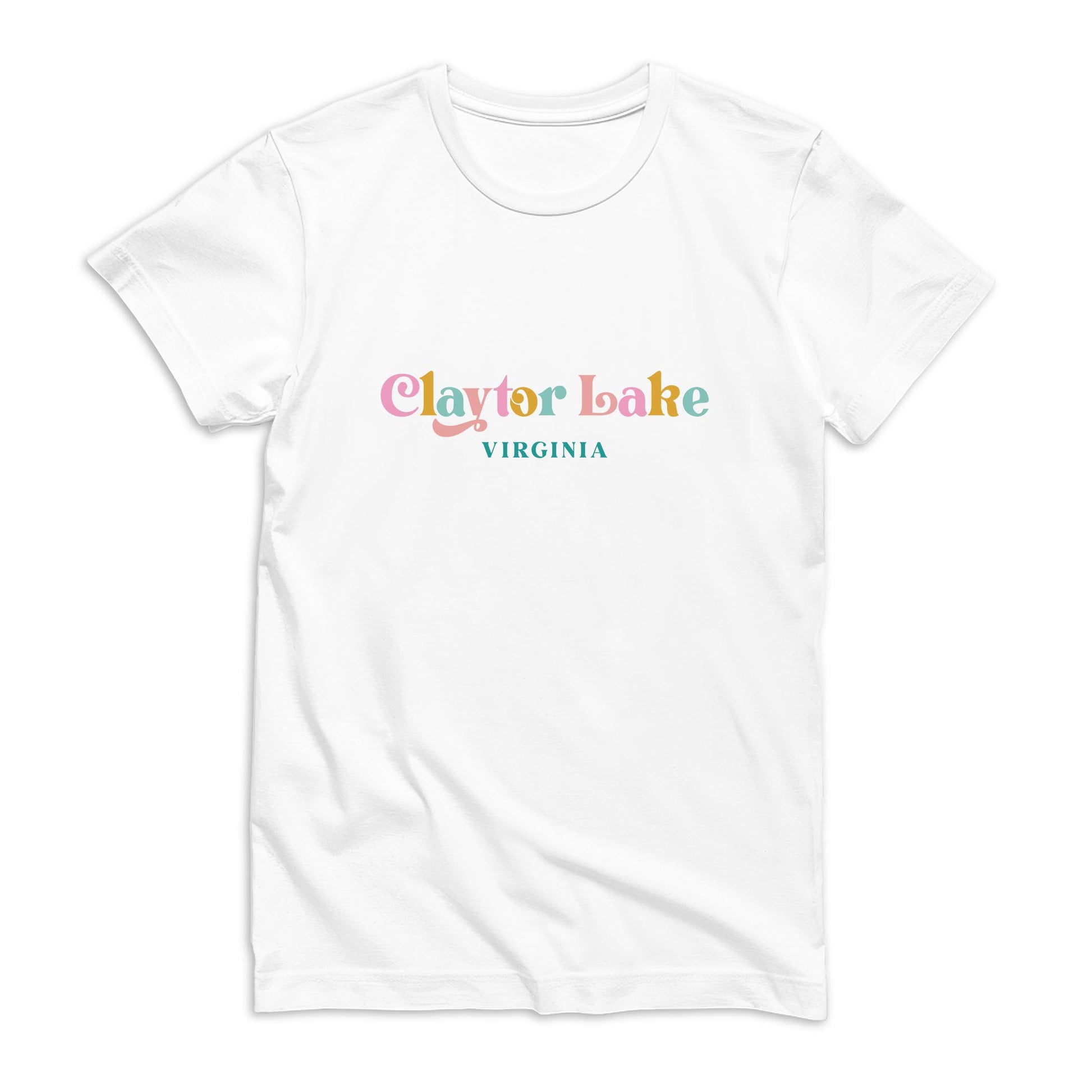 Bella Canvas T-Shirt White-Kalia Local Claytor Lake Virginia -0
