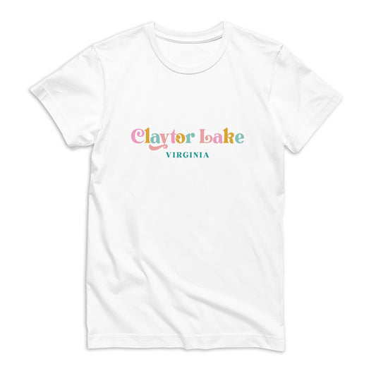 Bella Canvas T-Shirt White-Kalia Local Claytor Lake Virginia -0