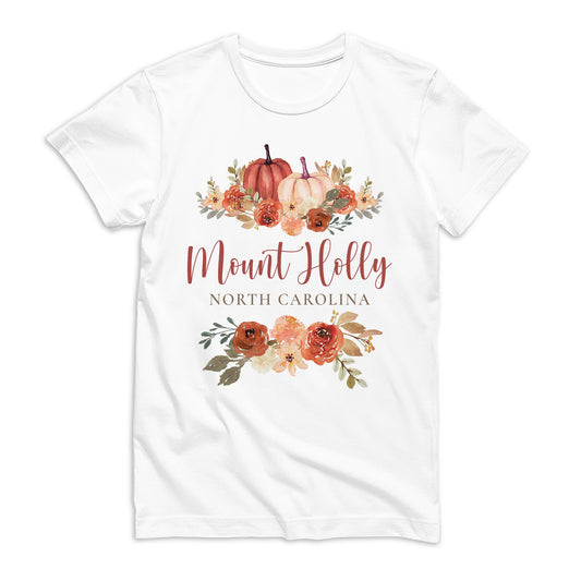 Bella Canvas T-Shirt White-Fall & Harvest Mount Holly North Carolina -0