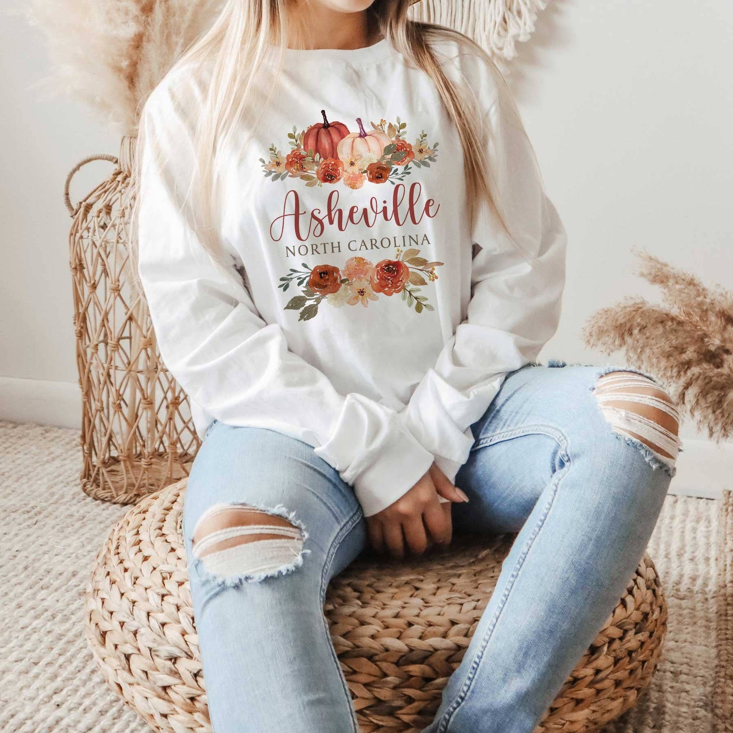 Long Sleeve T-Shirt, Pumpkins, Custom Gifts, Fall, Souvenir