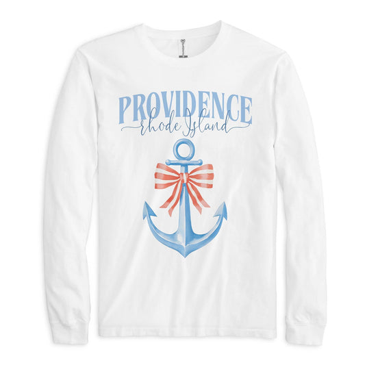 Long Sleeve T-Shirt White-Love+Local New England Tides