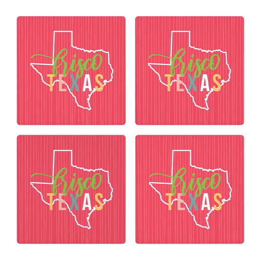 Boho Color State on Pink Texas Frisco