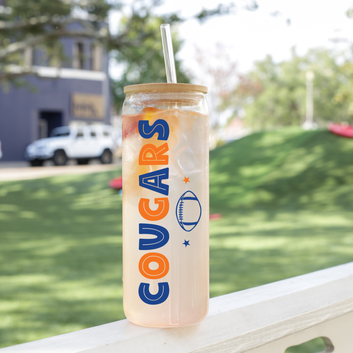 Cold Brew Glass, Game Day, Team Spirit Cup, Custom Gifts