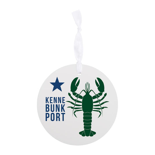 Kennebunkport Maine Lobster Green| Wood Ornament | Eaches | Min 6