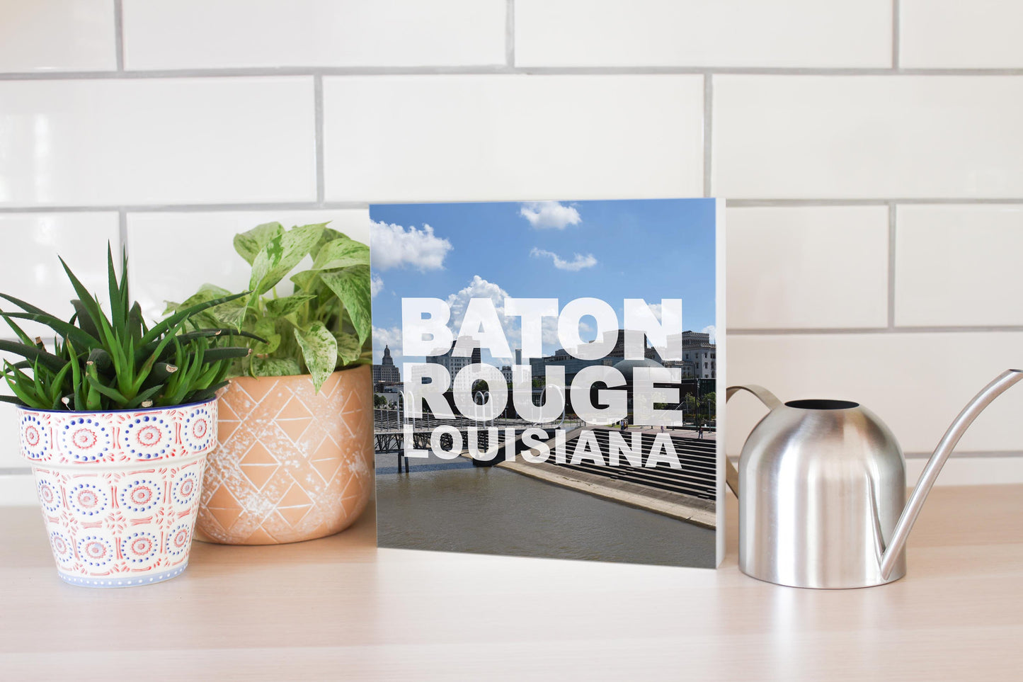 Baton Rouge Louisiana Photo | Wood Block | Eaches | Min 2