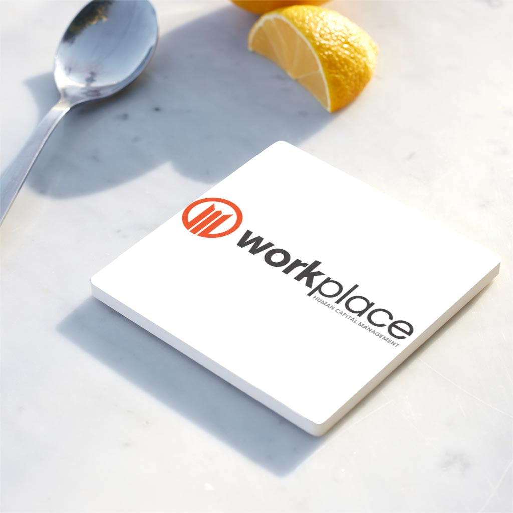 Workplace Hcm Logo| Absorbent Coasters | Eaches | Min 6