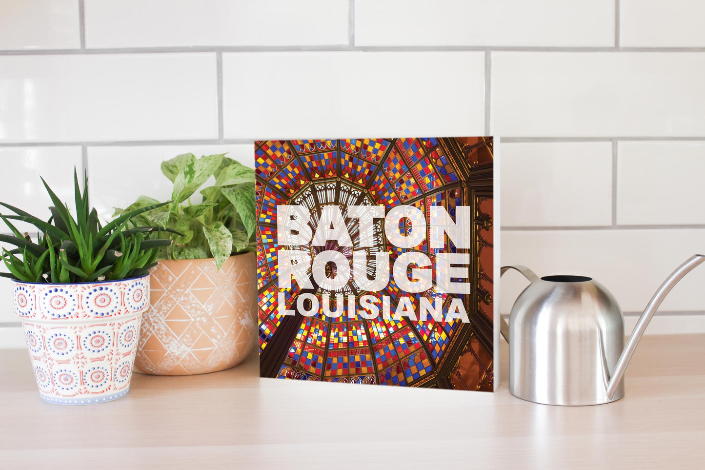 Baton Rouge Louisiana Photo | Wood Block | Eaches | Min 2