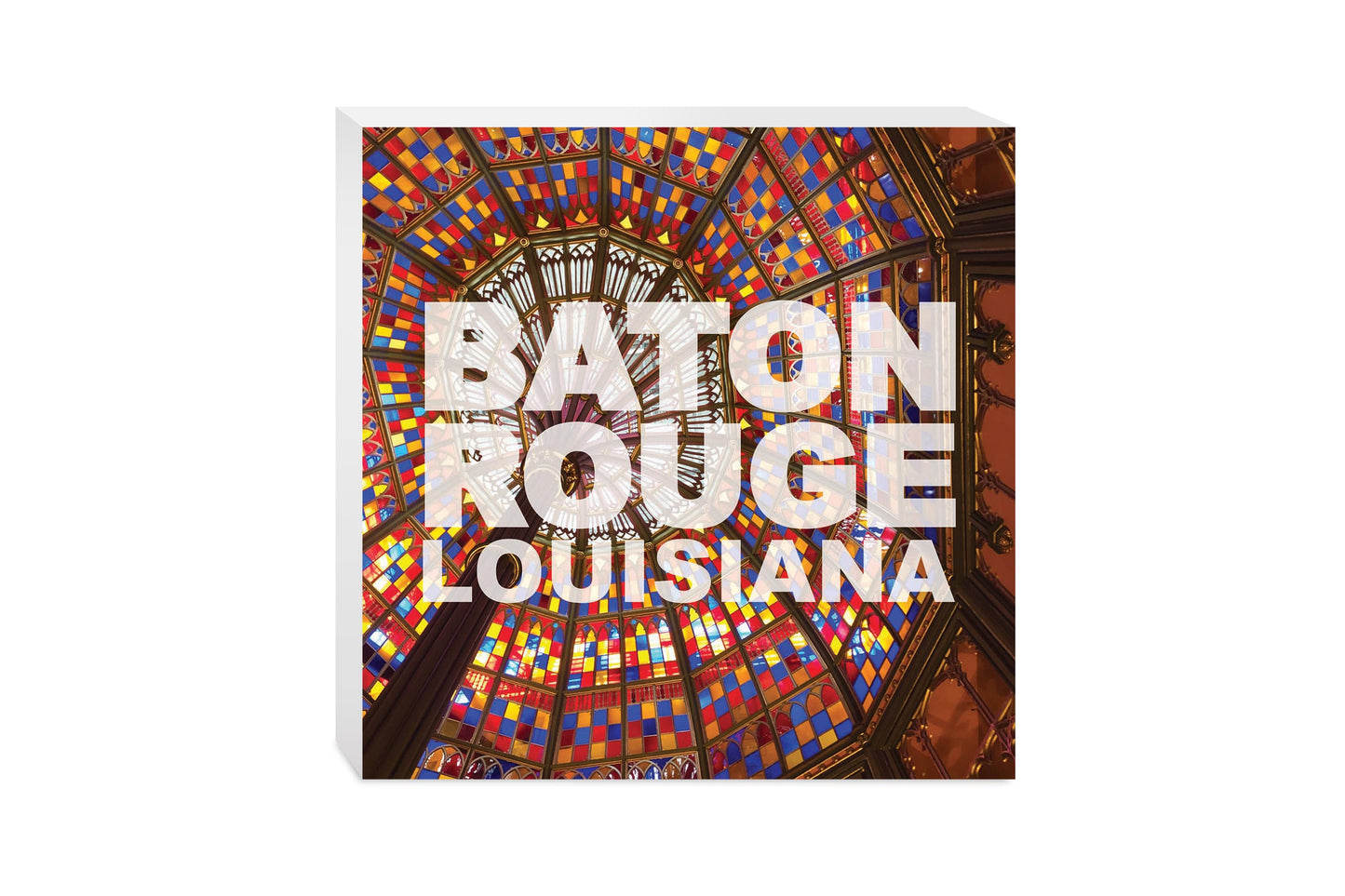 Baton Rouge Louisiana Photo | Wood Block | Eaches | Min 2