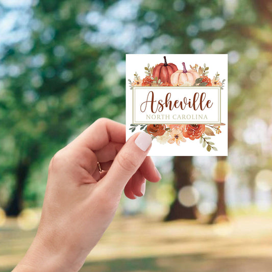 Vinyl Magnet, Fall & Harvest, Pumpkins, Custom, Local Gift