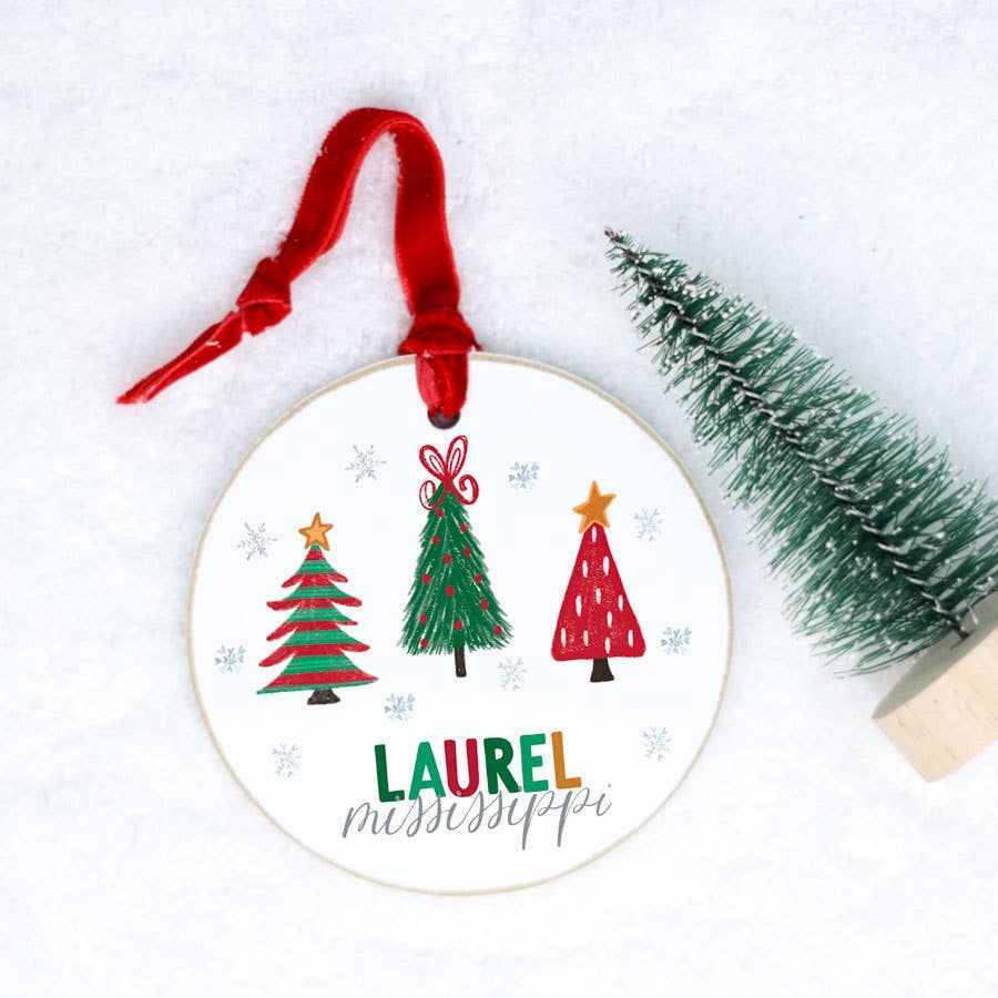 Christmas Ornaments, Christmas Decor, Wood Ornament