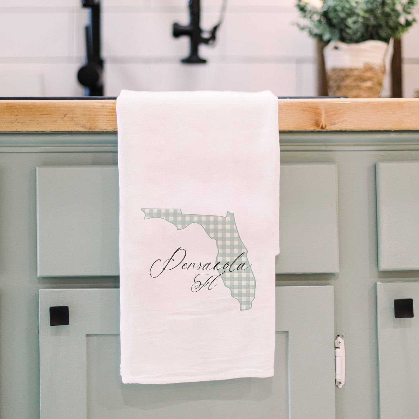 Home State Towel Decor, Kitchen Tea Towel, FL, CA, TX, NY