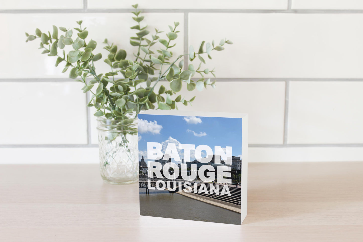 Baton Rouge Louisiana Photo | Wood Block | Eaches | Min 4
