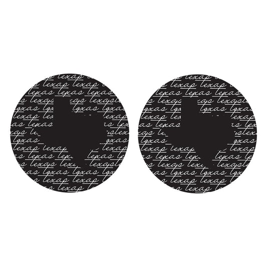Black and White State Script Texas
