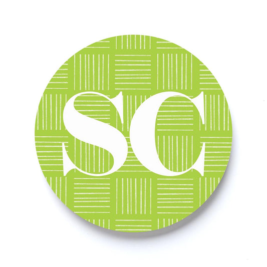 Bright Modern Abbreviated Green South Carolina | 2.65x2.65