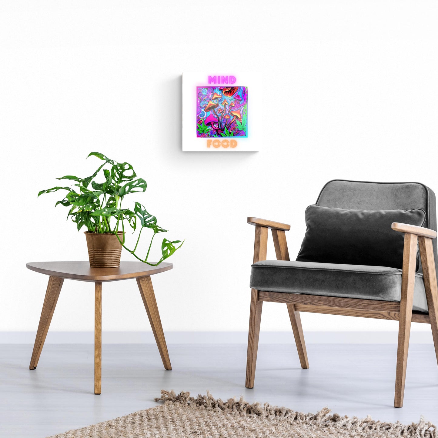 Mind Food - Mushrooms Square | 12x12
