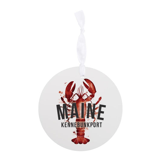 Kennebunkport Maine Lobster Red| Wood Ornament | Eaches | Min 6